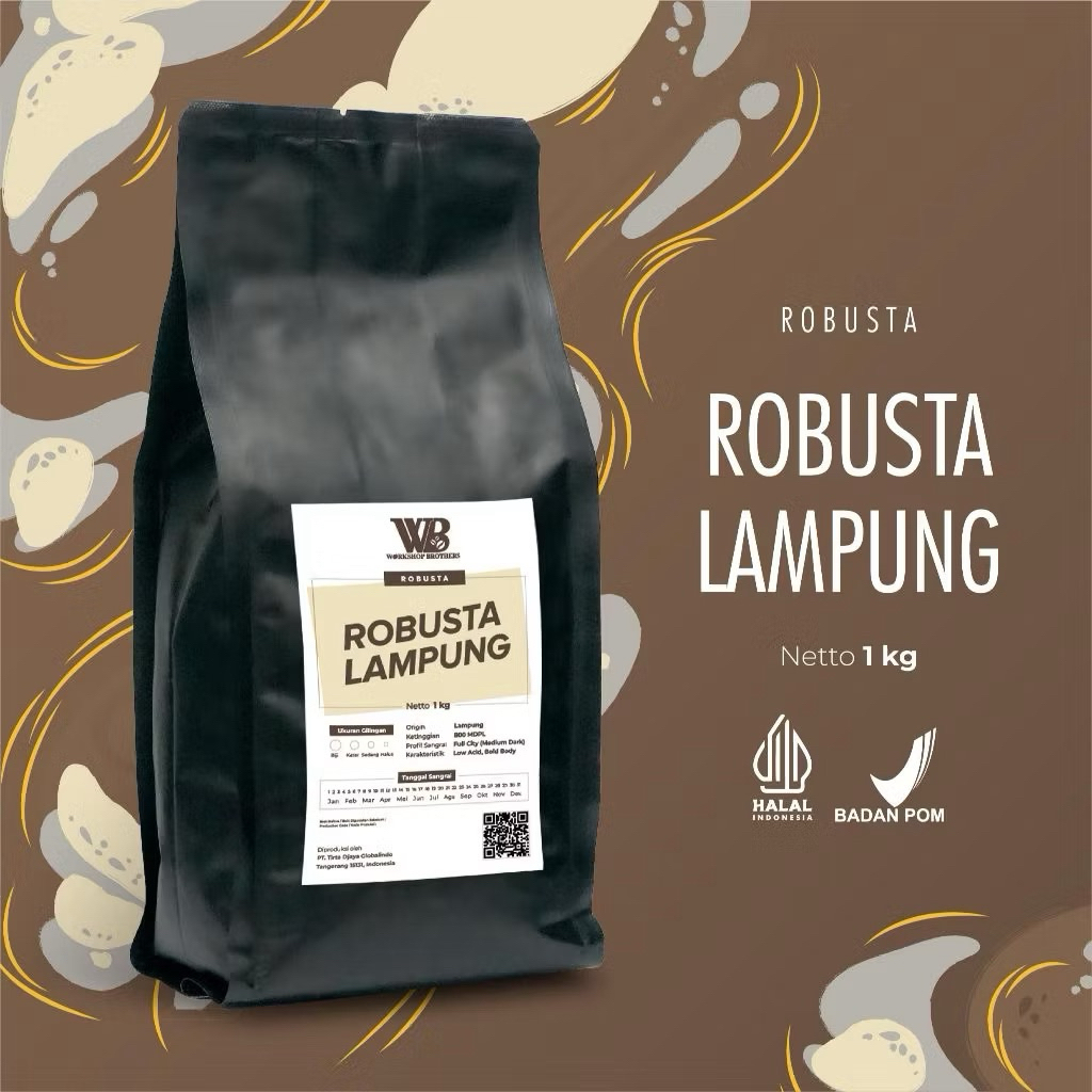 Workshop Brother Origin Kopi Full Robusta 1kg Premium