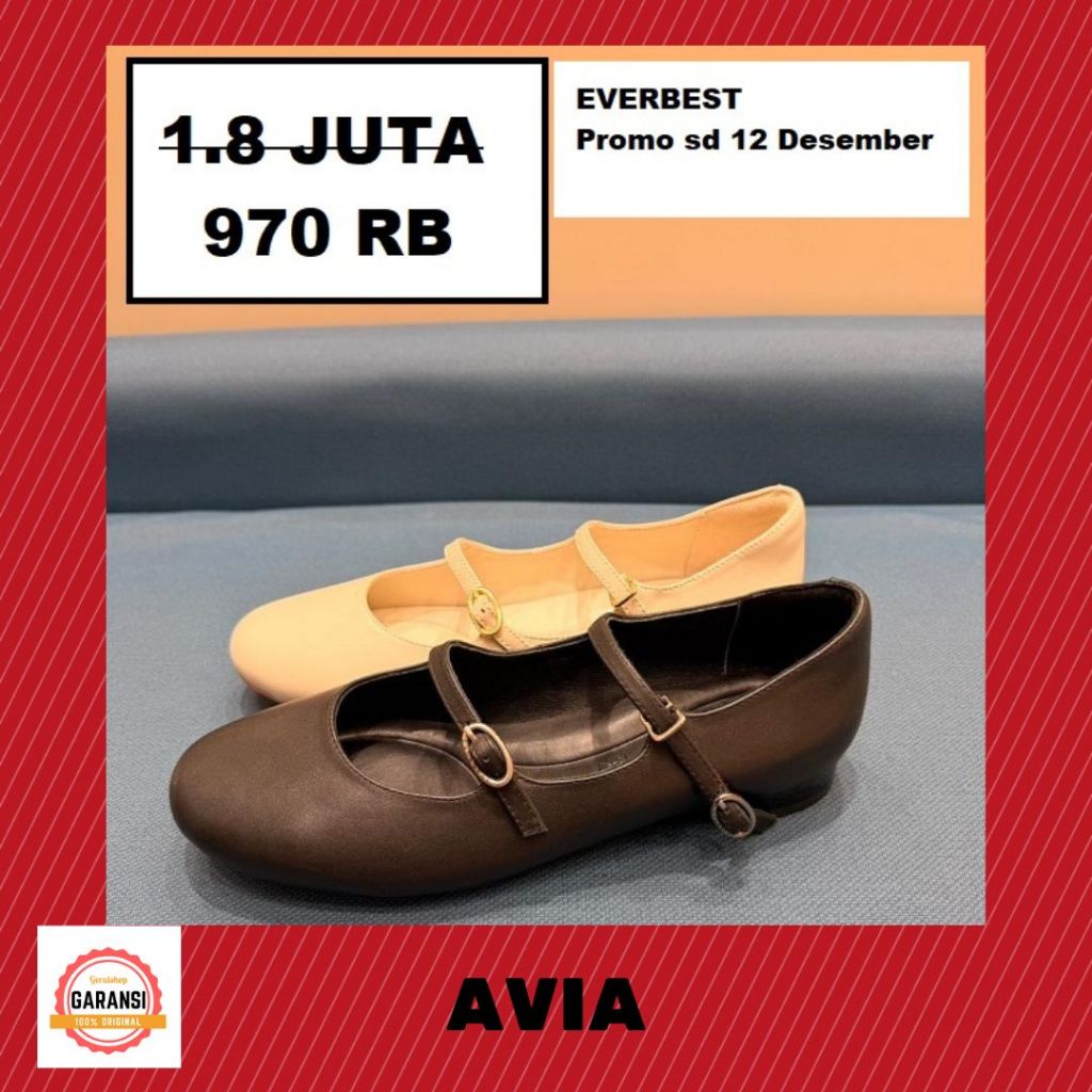 Sepatu flat EVERBEST Wanita seri LOONY SALE 100% ORIGINAL