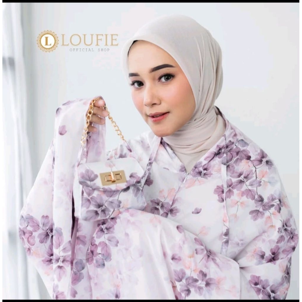 MUKENAH TRAVELING POUCH MINI MOTIF PARASUT KOREA 2IN1