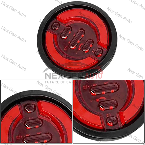 Lampu Stop LED Bulat Universal Mobil 24V Box Truck Bus ELF LED DNY 500