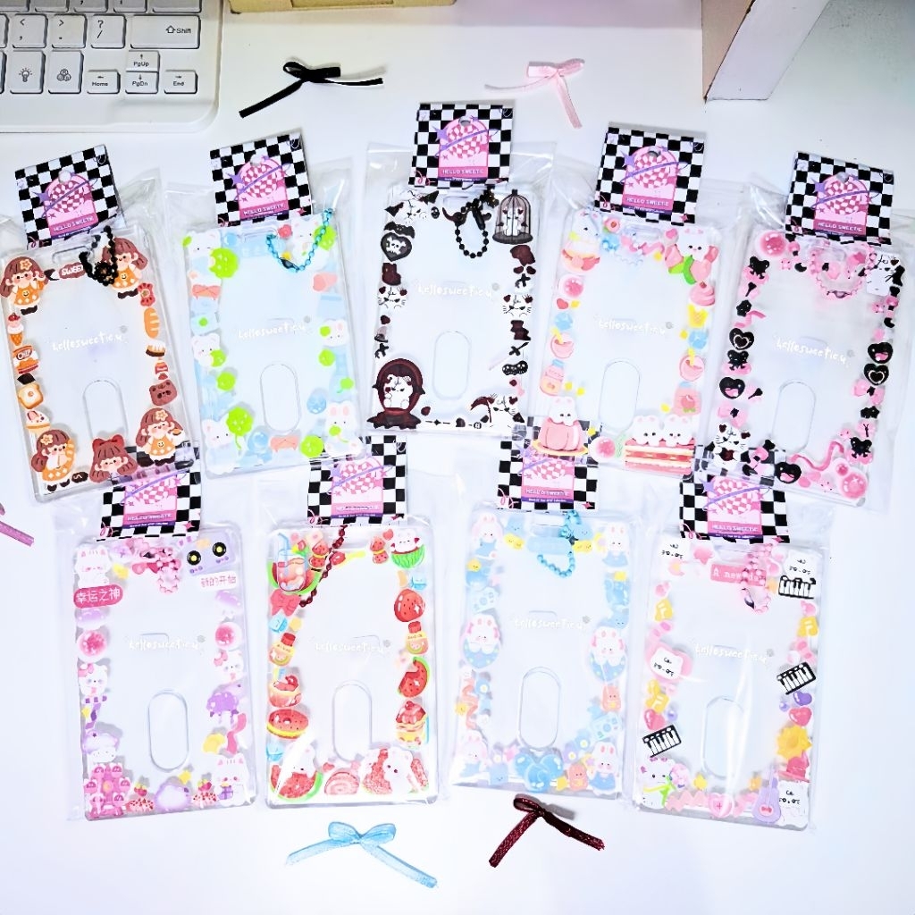PHOTOCARD HOLDER ACRYLIC DECO CUTE | CAHOL ACRYLIC DECO | ID CARD ACRYLIC DECO | AKRILIK KARTU BENIN
