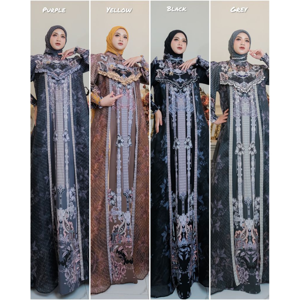 BISA COD  (RANIA  SERIES BY ALYA SYARI ORI PREMIUM GAMIS ALYA SYARI TERBARU