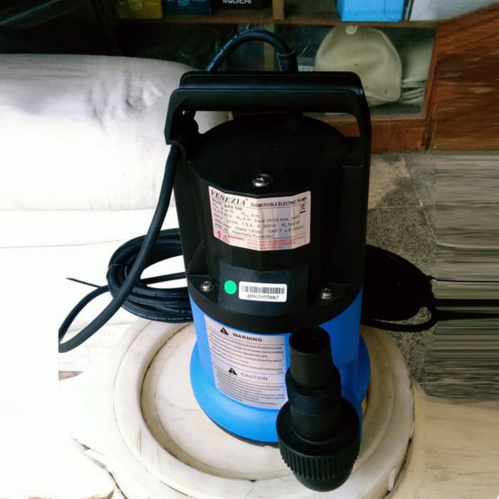 Pompa Celup Kolam Ikan Venezia KPV-150 Submersible Pompa Air Mancur