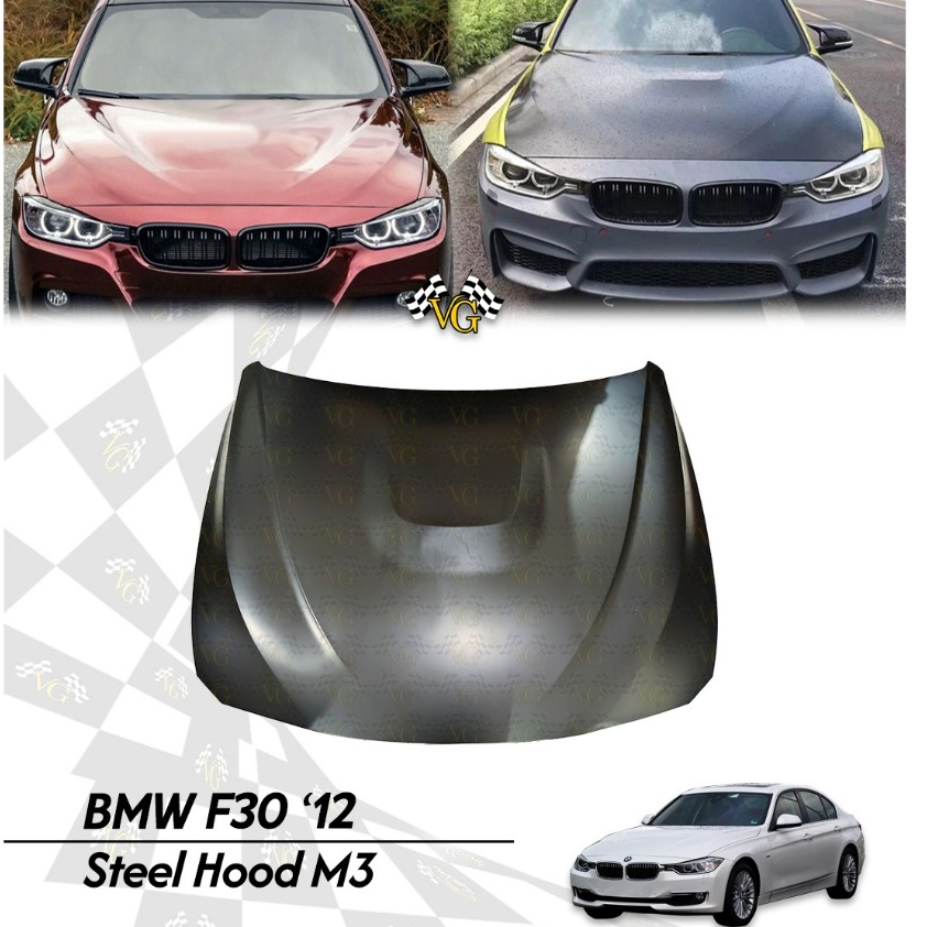 Kap Mesin M3 Hood Egine BMW F30 2012-2018 M3 Metal Import Kap Mesin BMW F30 M3