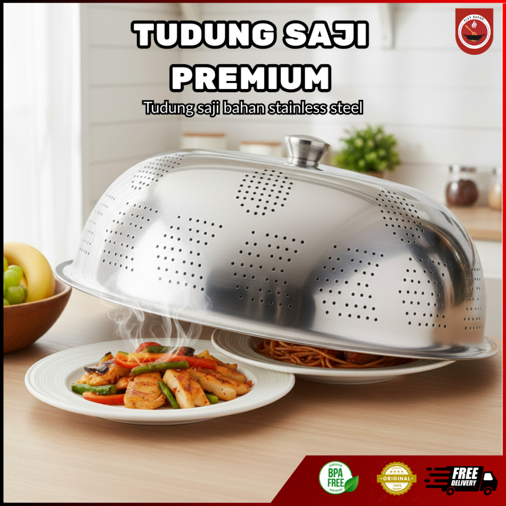 Alat Dapur - Tudung Saji Stainless Jumbo 691