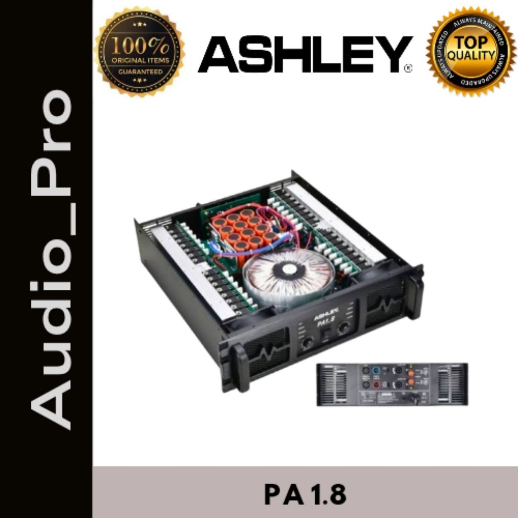 Power Amplifier Ashley PA 1.8 Original Ashley