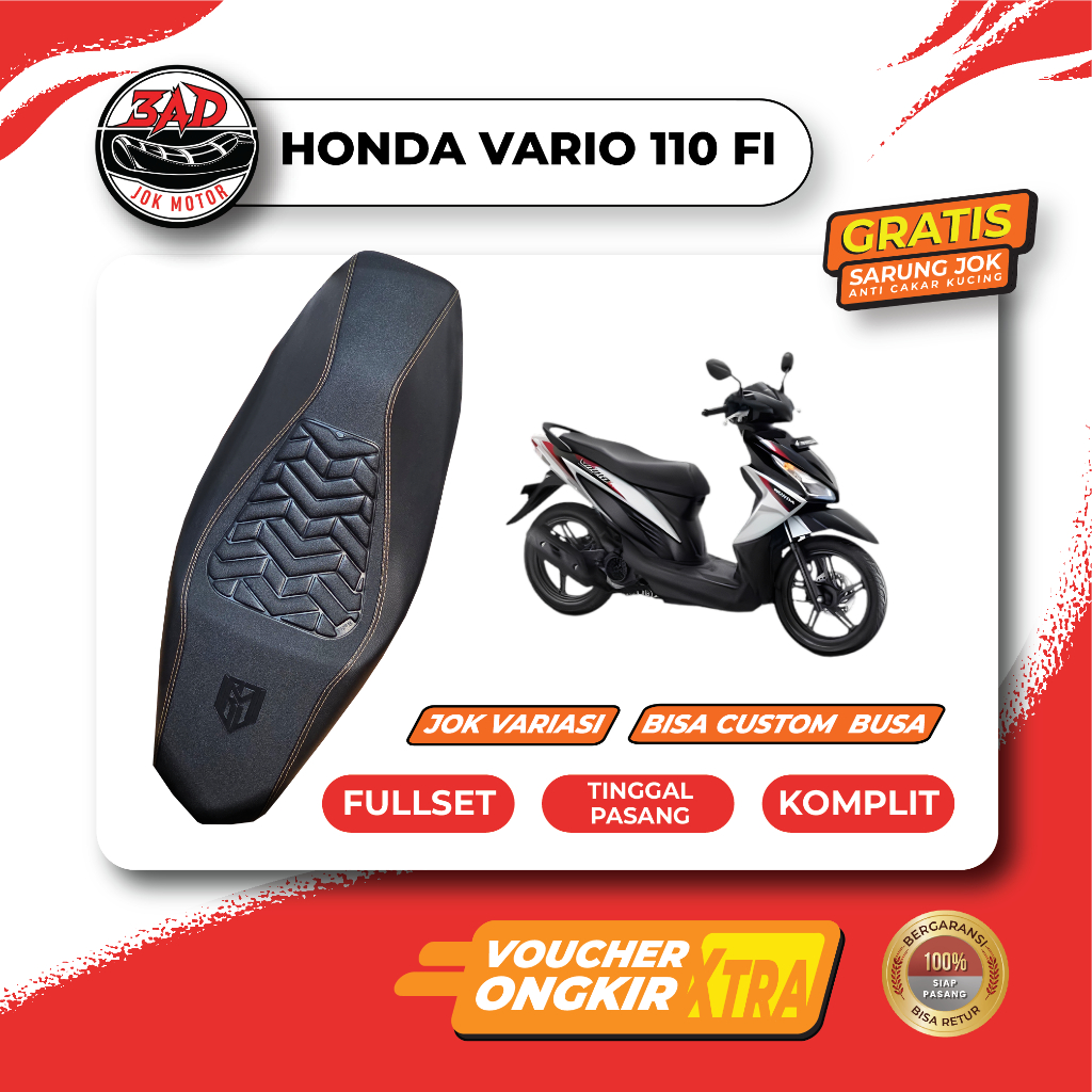 Jok Motor Vario 110 FI Injeksi Fullset Variasi Siap Pasang I Jok Honda Vario 110 FI 2013