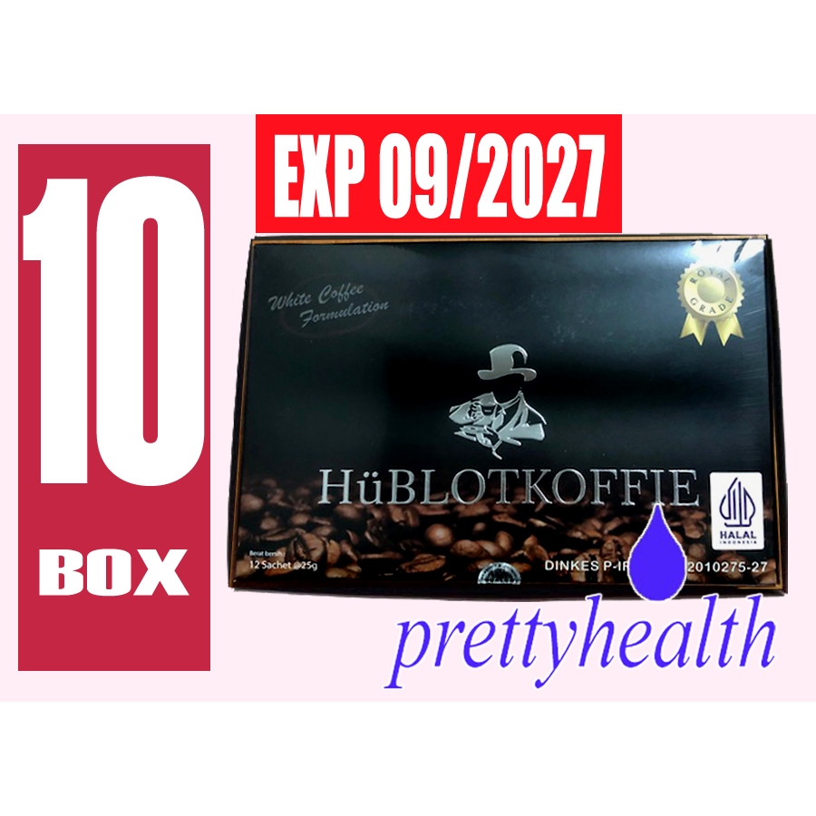 Kopi Hublot - Hublotkoffie 10 BOX  (@12 SACHET) Original Penambah Stamina Untuk Pria dan Wanita