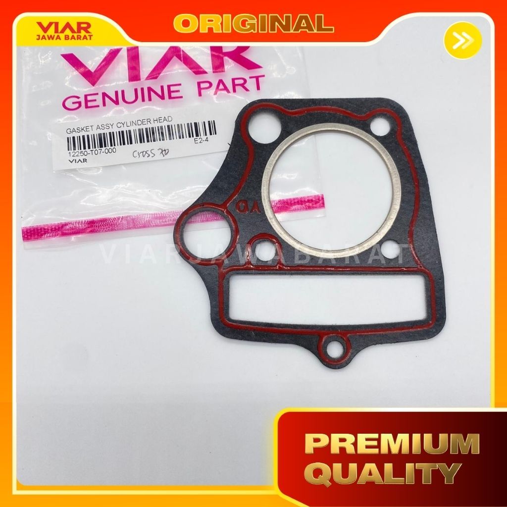 Paking Head Viar Cross X 70cc / Gasket Head Viar Cross X 70cc / Sparepart Viar Cross x 70cc Original