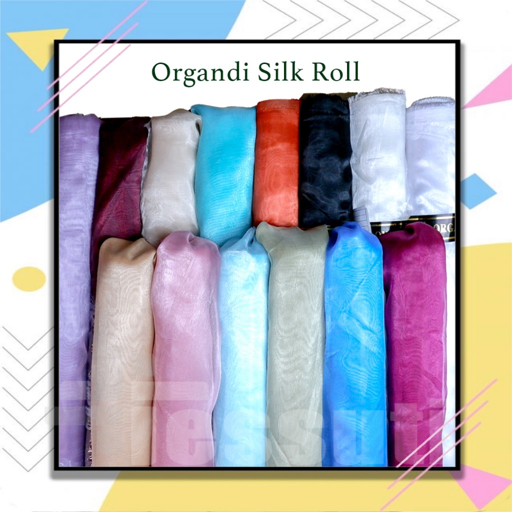 Grosir KAIN ORGANDI 1 ROLL
