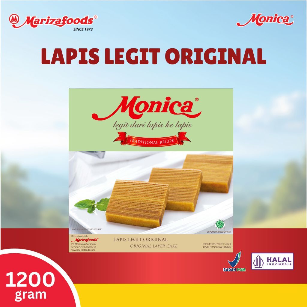 Monica Kue Lapis Legit Original 1200g