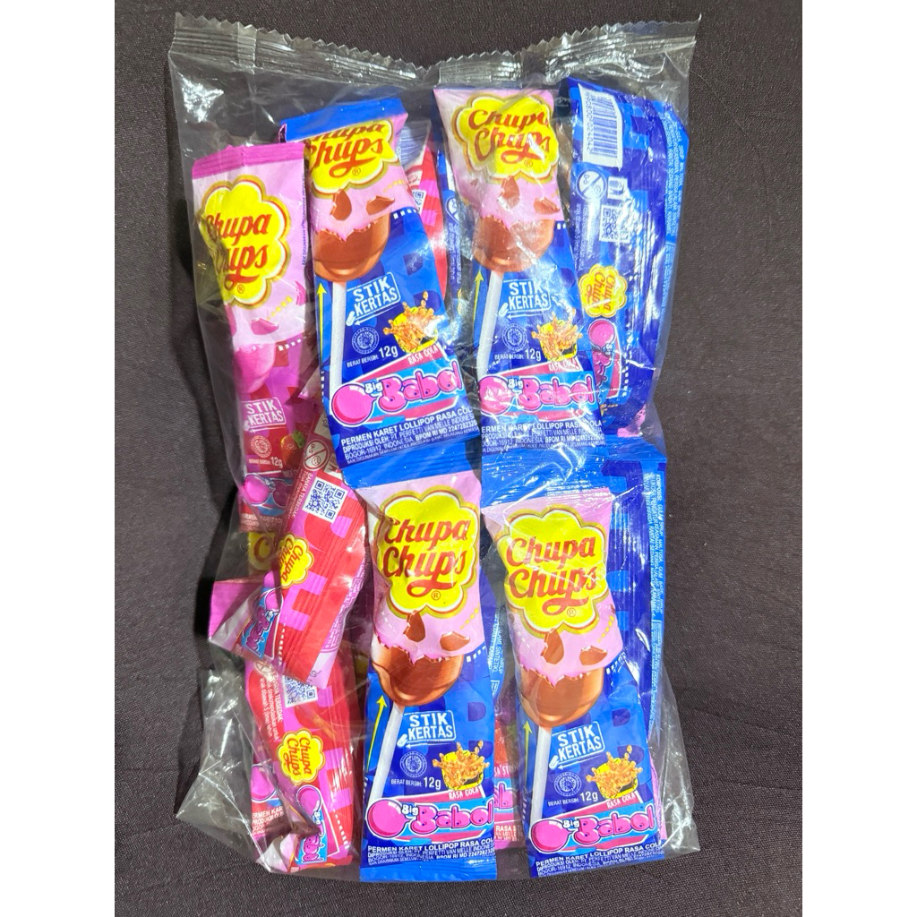 Chupa Chups Big Babol Lollipop 12g isi 24pcs