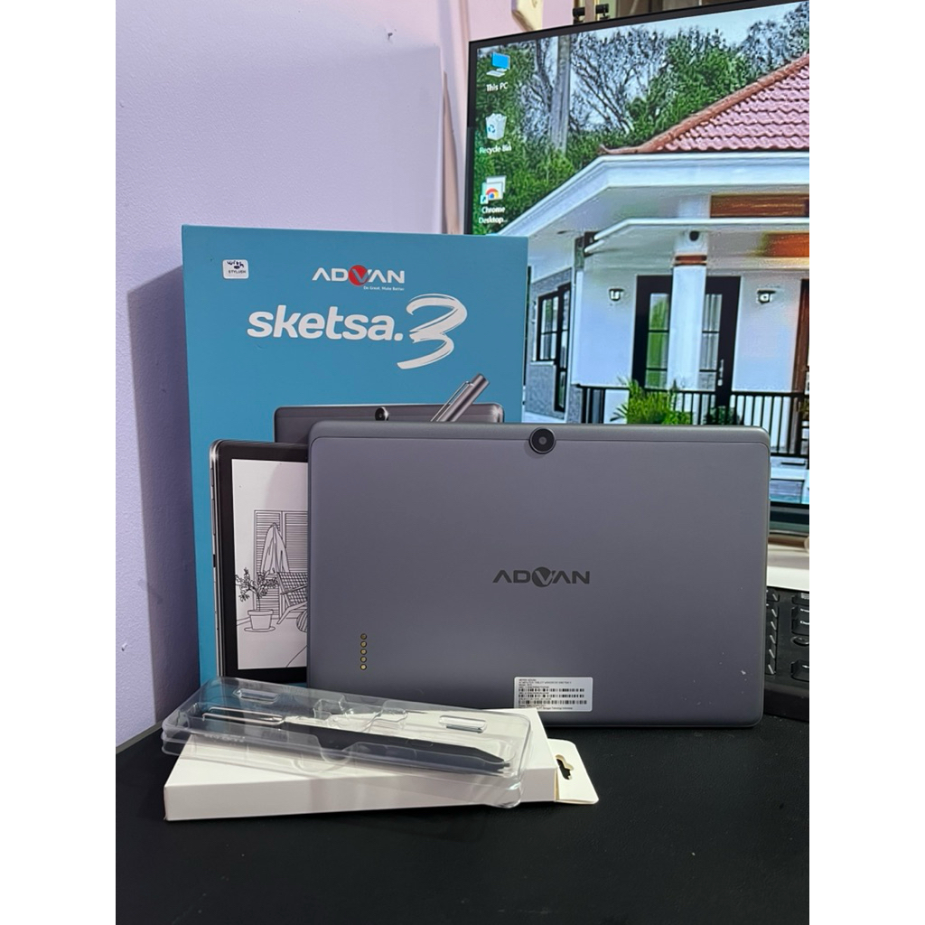 ADVAN SKETSA 3 6/128 + pen stylush SECOND GARANSI RESMI INDONESIA