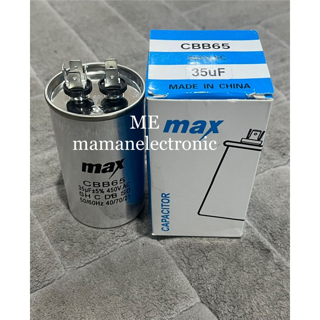 KAPASITOR ELCO AC BULAT 30UF 450V / KAPASITOR MESIN CUCI 30UF 450V