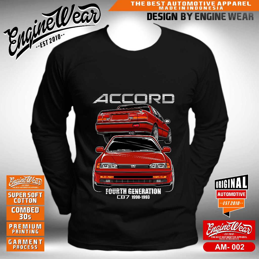 kaos honda maestro baju tshirt mobil honda accord jdm otomotif AM002T