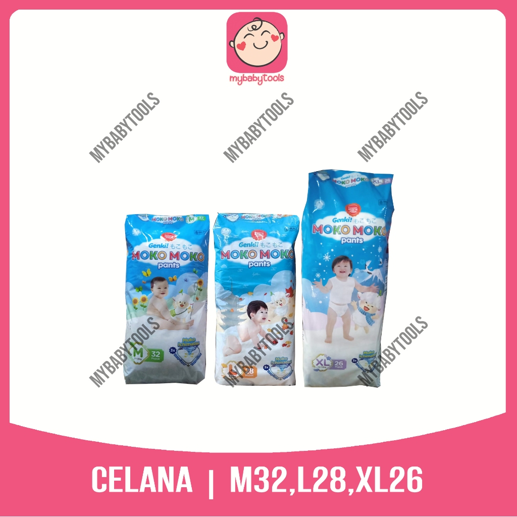 GENKI MOKO MOKO PANTS M32 L28 XL26 POPOK CELANA