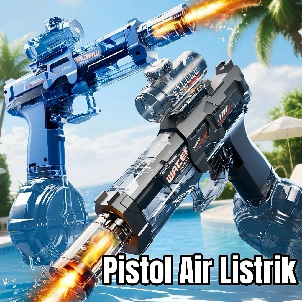1239 mainan pistol water gun anak laki laki motif bagus / mainan pistol air super water gun / mainan