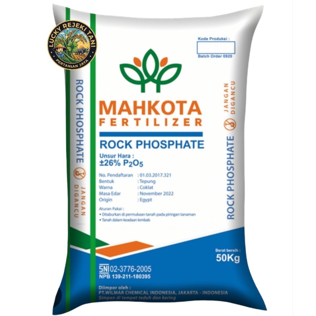 pupuk rock phosphate 50 kg
