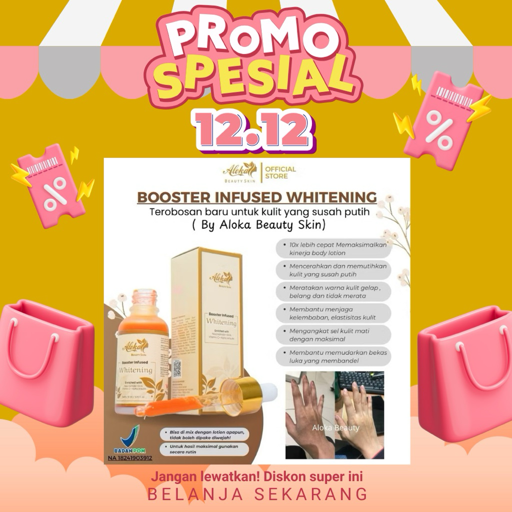 BOOSTER INFUSED WHITENING ALOKA BEAUTY
