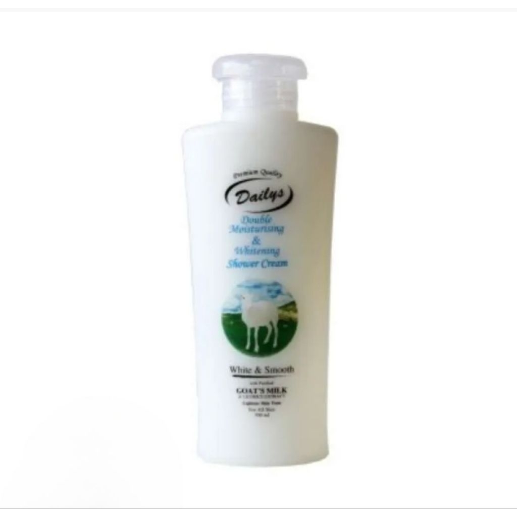Dailys Shower Cream Goats Milk Sabun Mandi Cair Susu Kambing Botol 300ml