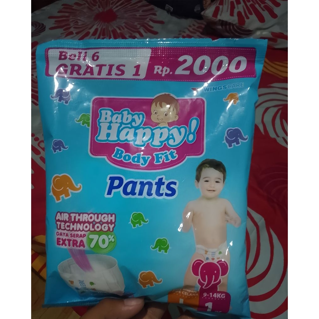 Pampers babyhappy1 renceng