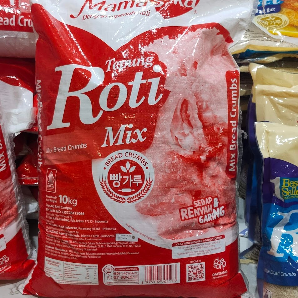 Tepung Roti 10 Kg Mamasuka Mix Bread Crumbs tepung panir