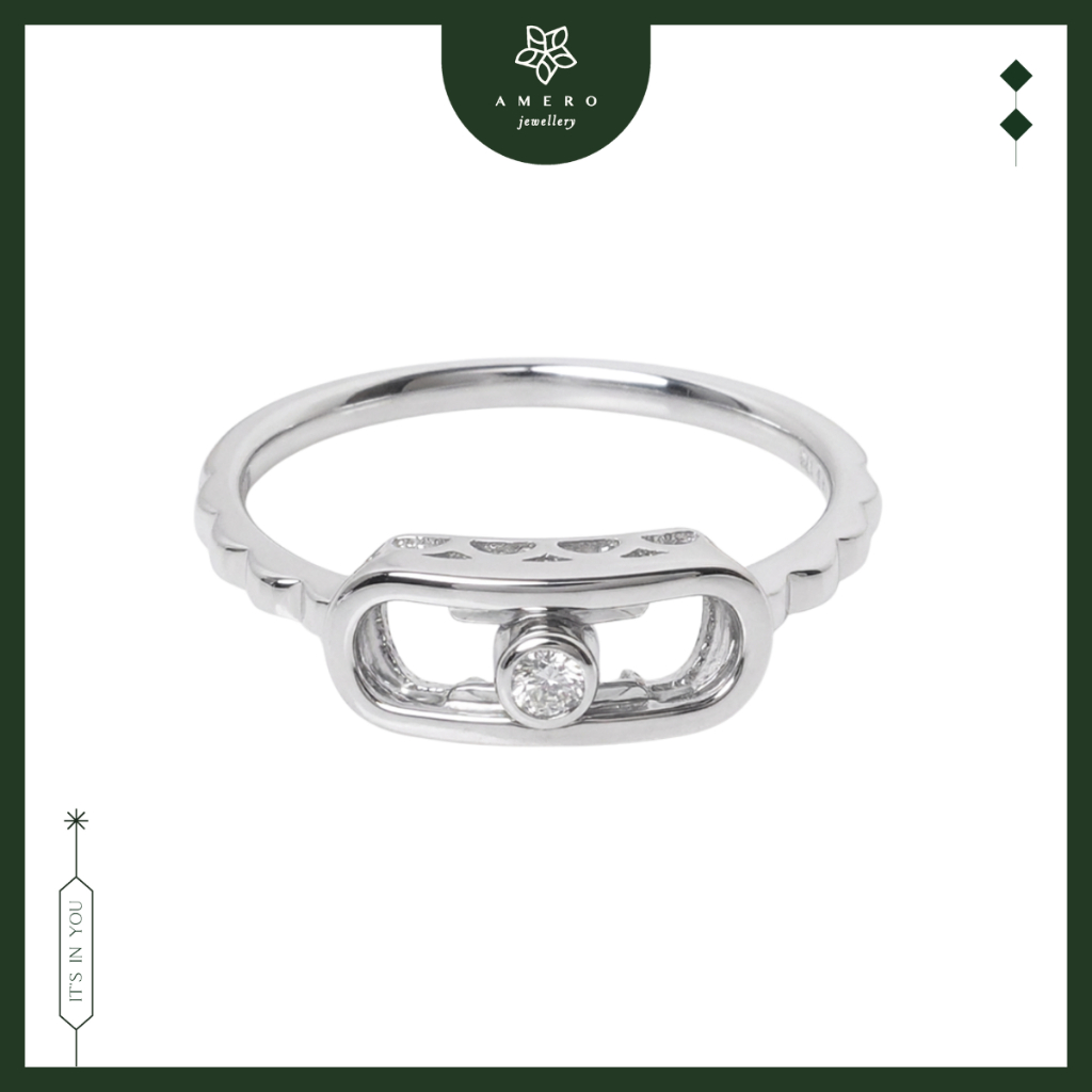 Cincin Emas 17K Mouve MR-63 Amero Jewellery