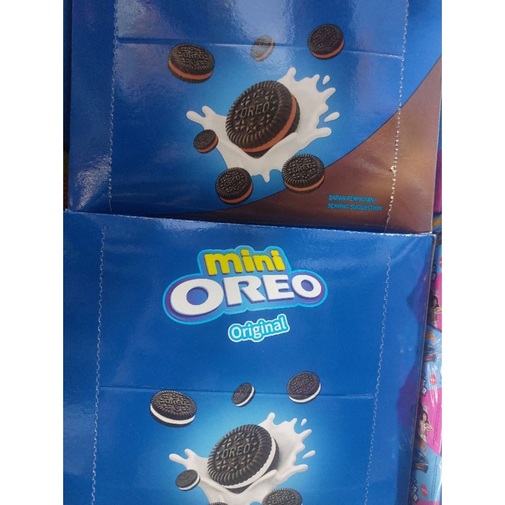 OREO MINI ORIGINAL | OREO MINI COKLAT [1 BOX ISI 10 PACK @ 20,4 G] | MINI OREO ORIGINAL COKELAT