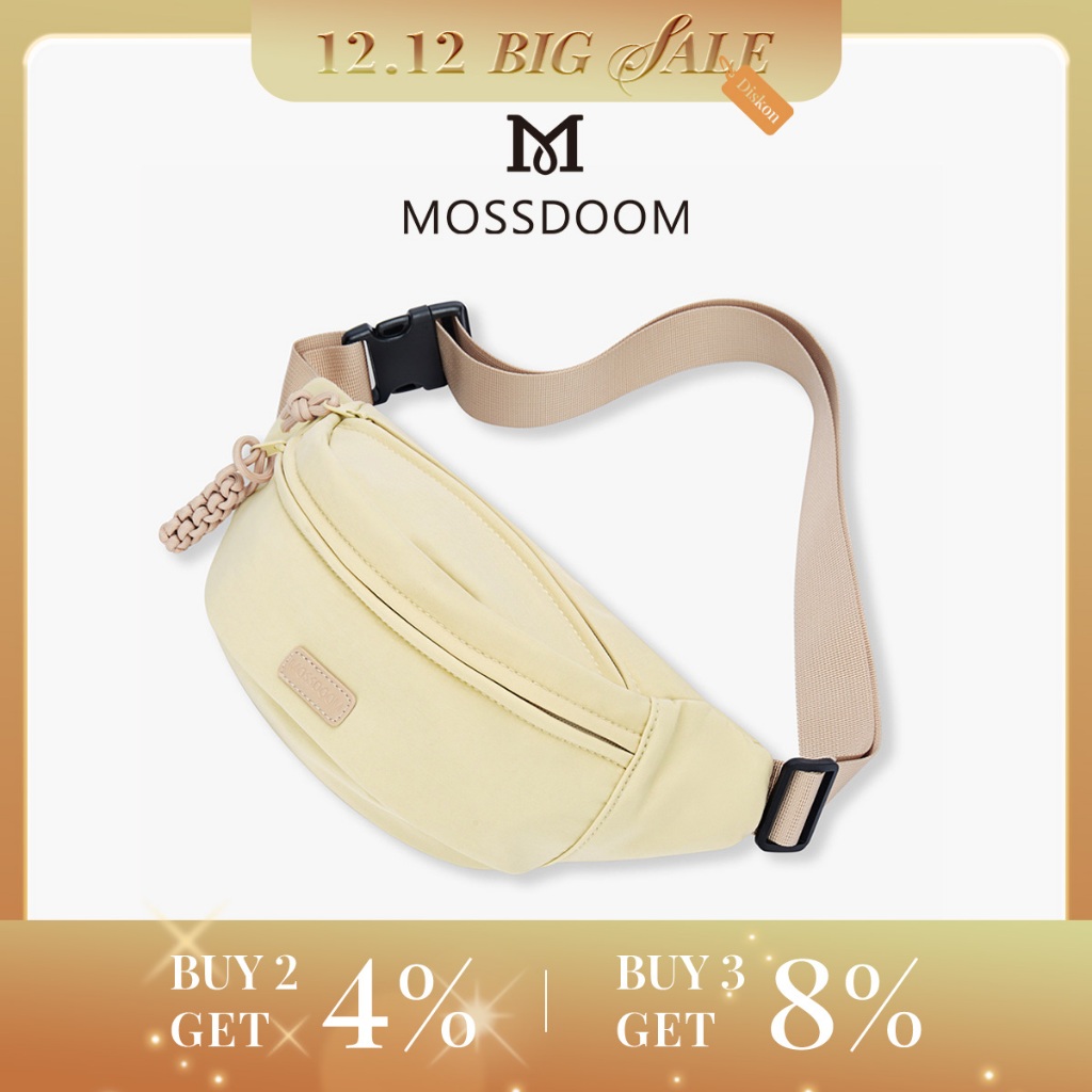 MOSSDOOM Tas Pinggang Serbaguna Klassy Waist Bag Tas Dada Wanita Kapasitas Besar