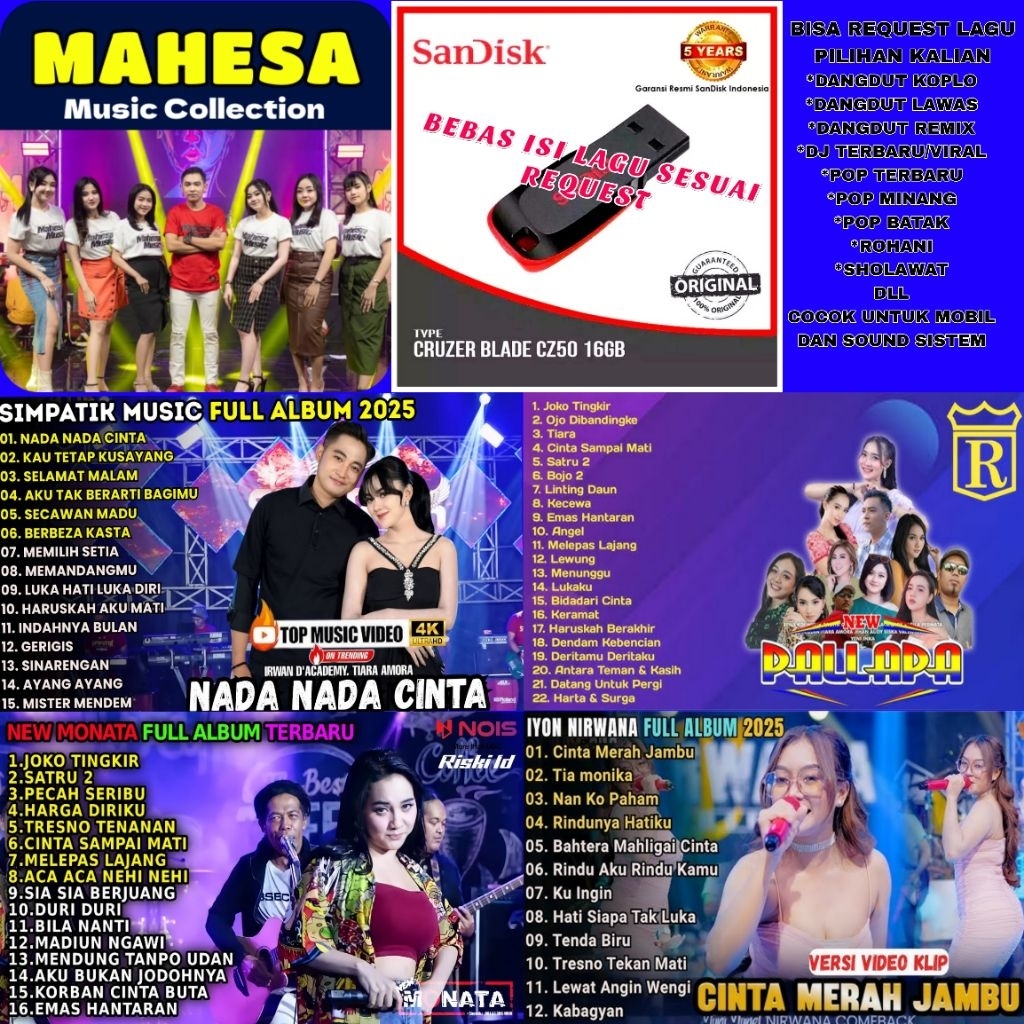USB MP3 LAGU DANGDUT KOPLO TERBARU - USB MP3 LAGU DANGDUT TERBARU - USB MP3 MOBIL UNTUK MUSIK