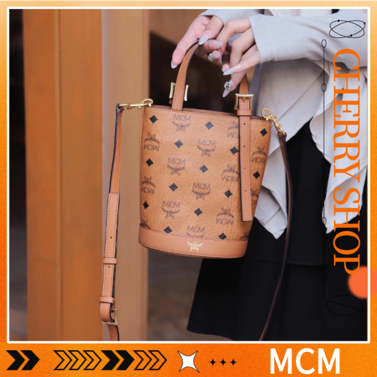 MCM Small Bucket Bag/Tas Selempang/Tas Tangan Wanita MCM