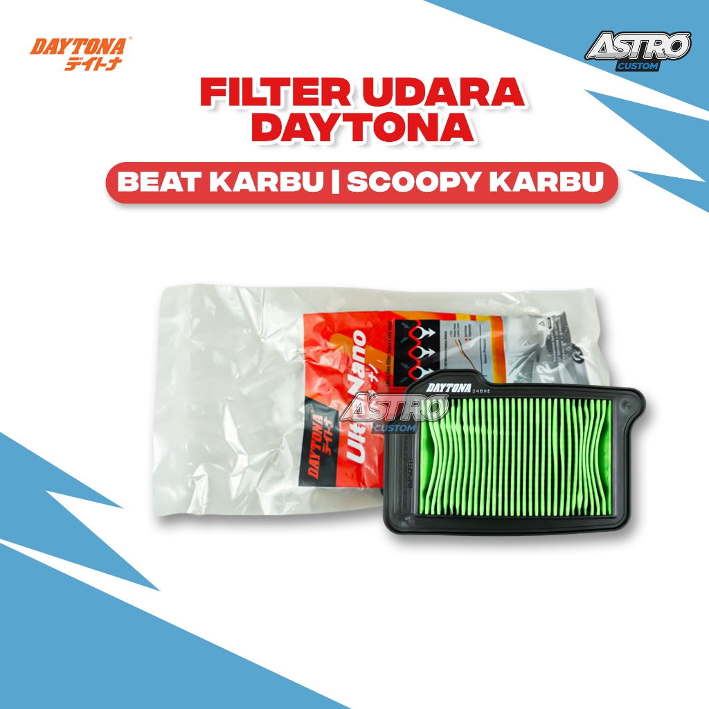 Filter Udara Daytona Beat Scoopy Karbu Mio M3 Soul GT 125 Fino 115 Vario 150 125 PCX Nmax CVT Astro