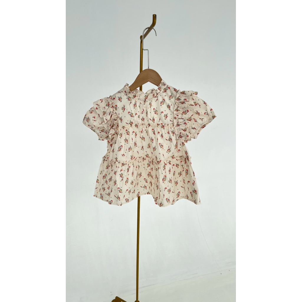 carouselkids / laura blouse flower anak / blouse flower kids