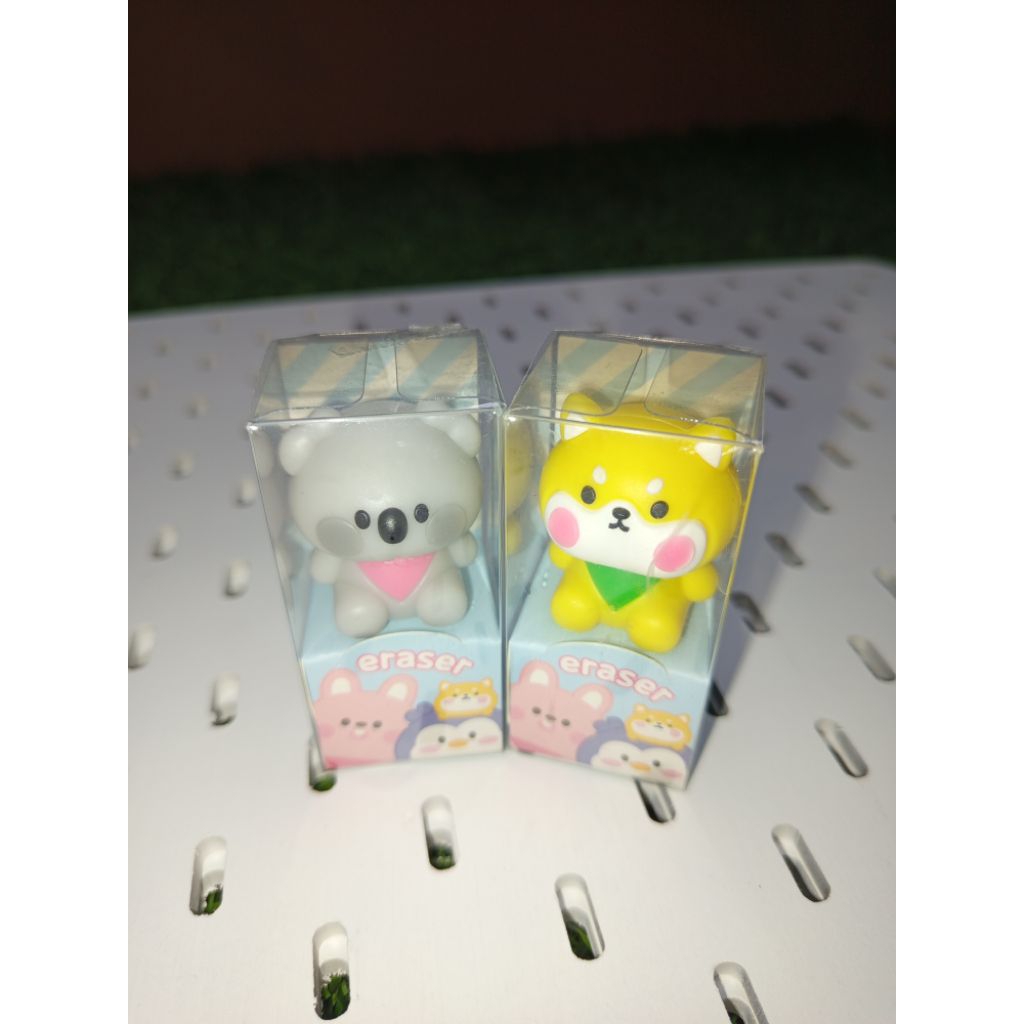 Penghapus 3D Karakter Kuala & Kucing