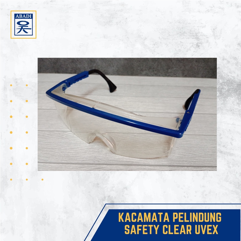 KACAMATA PELINDUNG SAFETY CLEAR UVEX