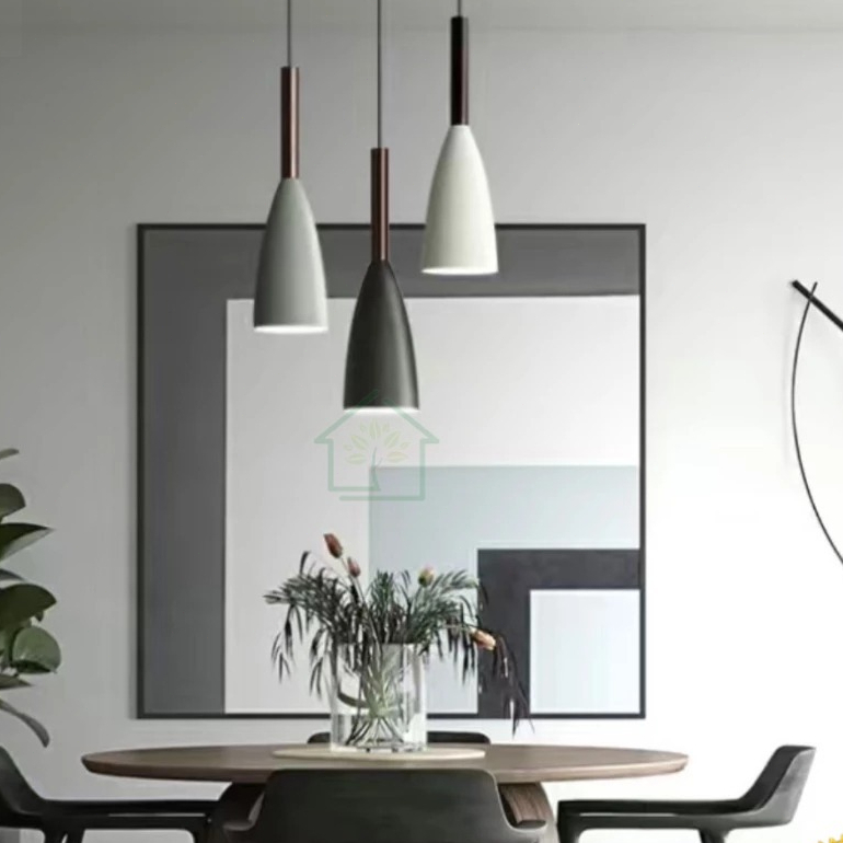 Lampu Gantung Minimalis Lampu Gantung Dapur Lampu bar 3 in 1 Lampu Hias Gantung Cafe Nordic Chandeli