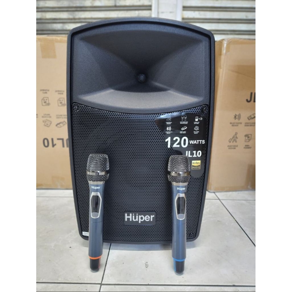 Speaker aktif PORTABEL WIRELES Huper JL10 bluetooth