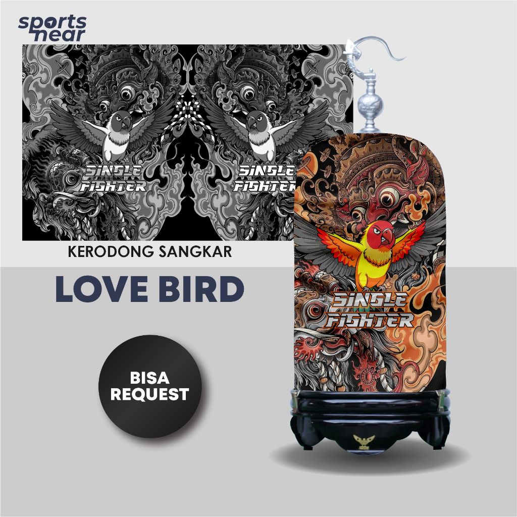 Kerodong Lovebird Custom Full Printing Jersey