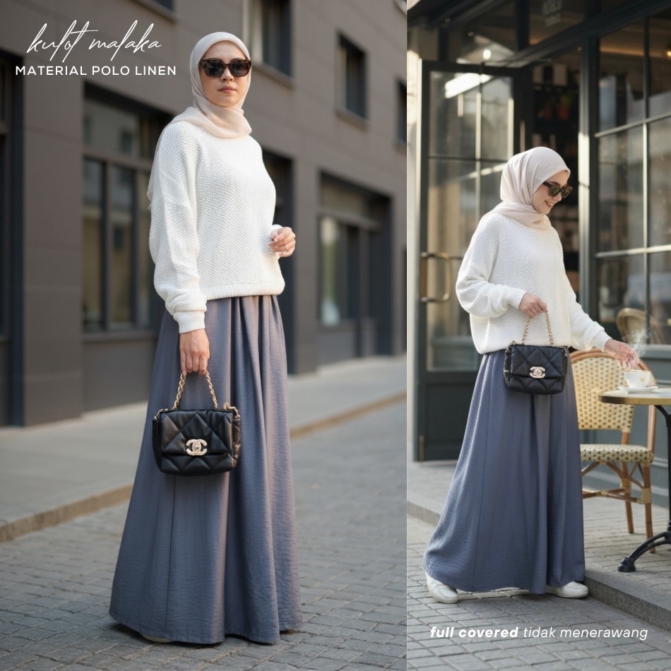 Kulot Palazo Malaka Polo Linen