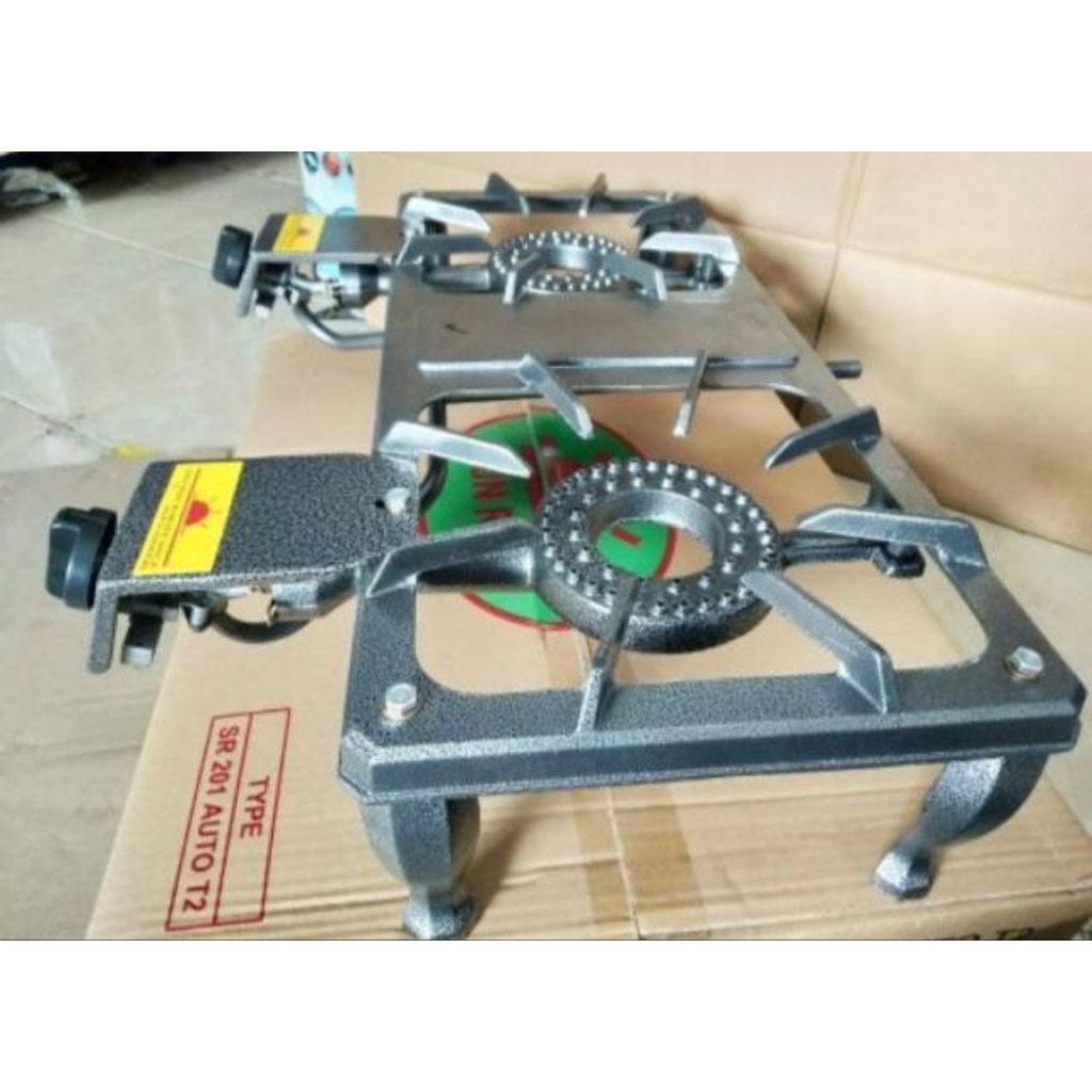 kompor cor 2 tungku Sunrise SR 201/ kompor api seribu