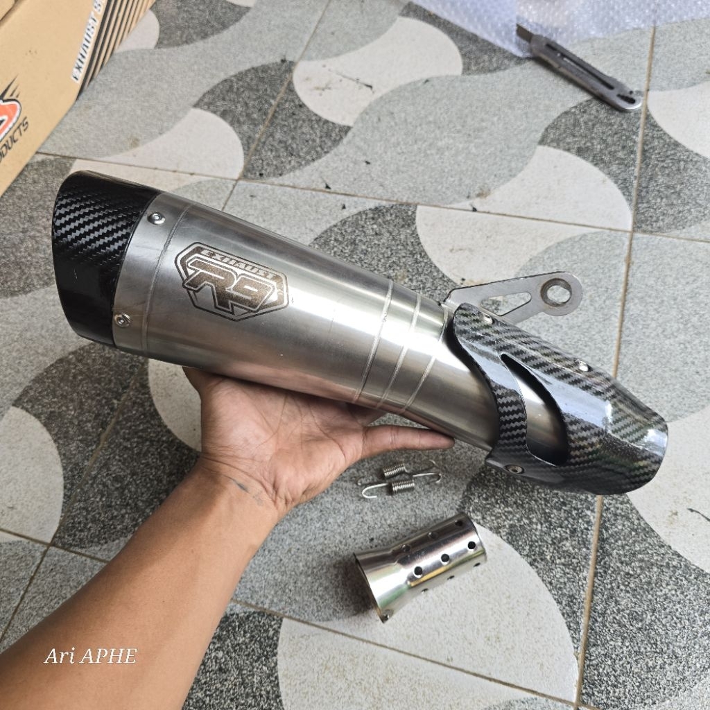 slincer silincer knalpot r9 h2 ss original