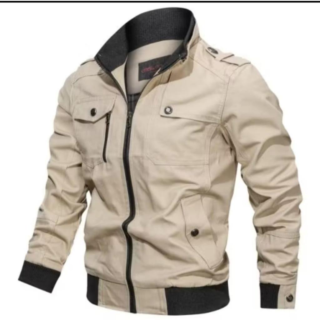 Jaket Bomber Pria Military