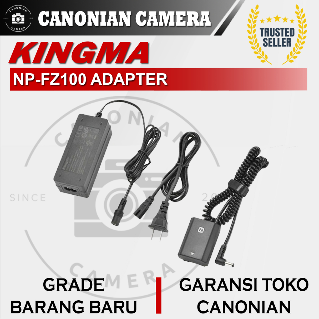 Baterai Battery Dummy Kingma NP-FZ100 Adapter