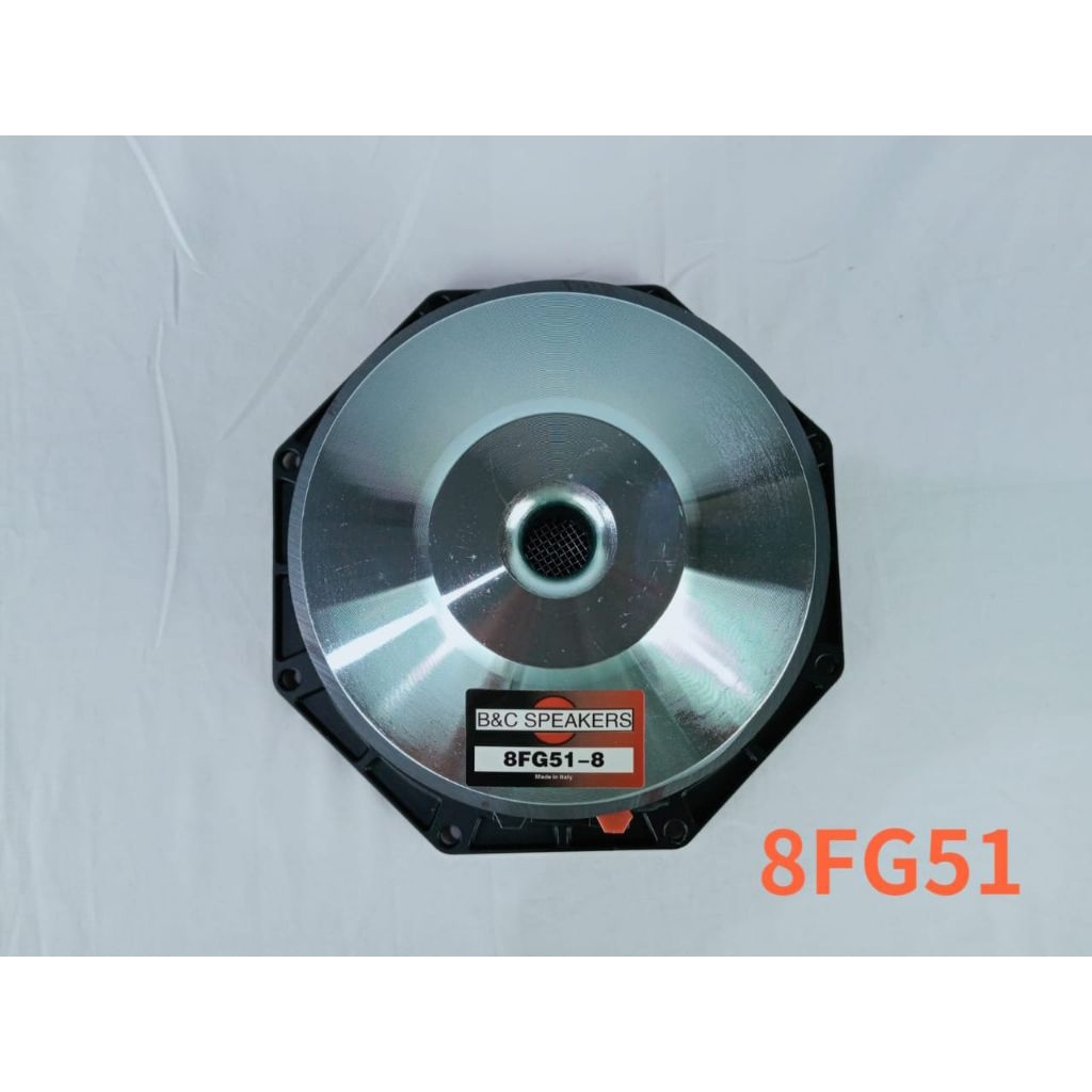 Speaker komponen b&c 8fg51/8 fg51 8inch high mid