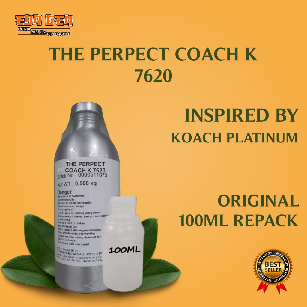 bibit parfum murni  THE PERPECT COACH K 7620  KEVA 100ML