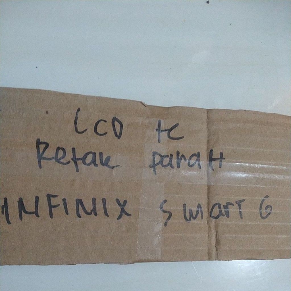 Lcd Tc HP Infinix Smart 6 Minus Tc Retak parah Ori cabutan Normal