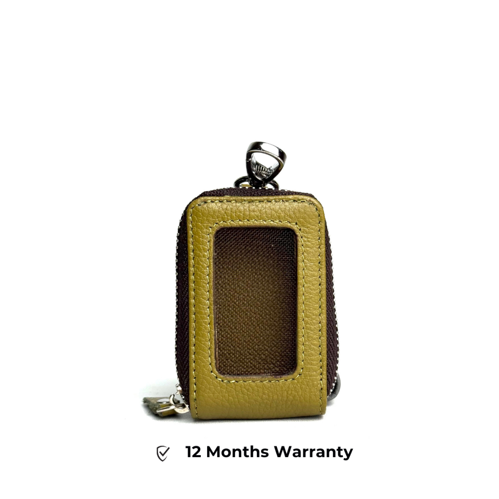 Lombardi Giovanni - Dompet Kunci Mobil STNK - Gantungan Kunci Kulit - Key Holder - Kulit Sapi Asli -