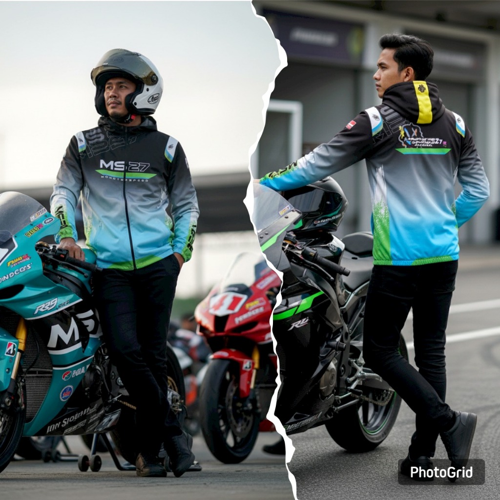 Jaket Racing Terbaru Gratis Stiker / Jaket Race / Jaket Drag