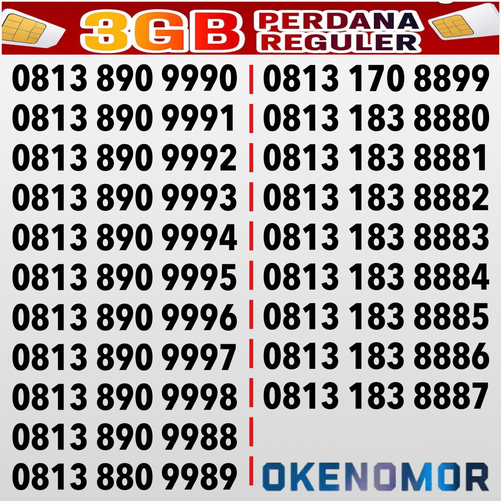 Nomor Cantik simPATI Telkomsel 888