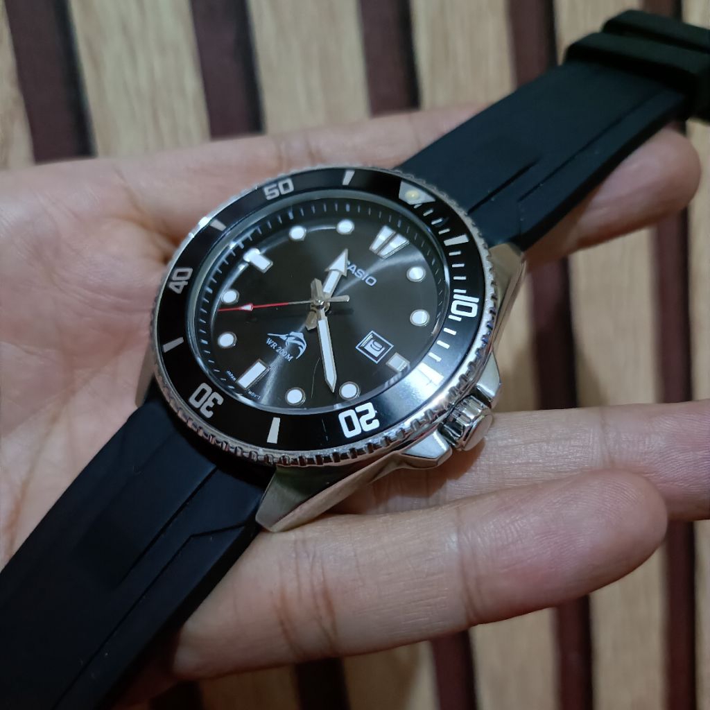 jam casio divers authentic